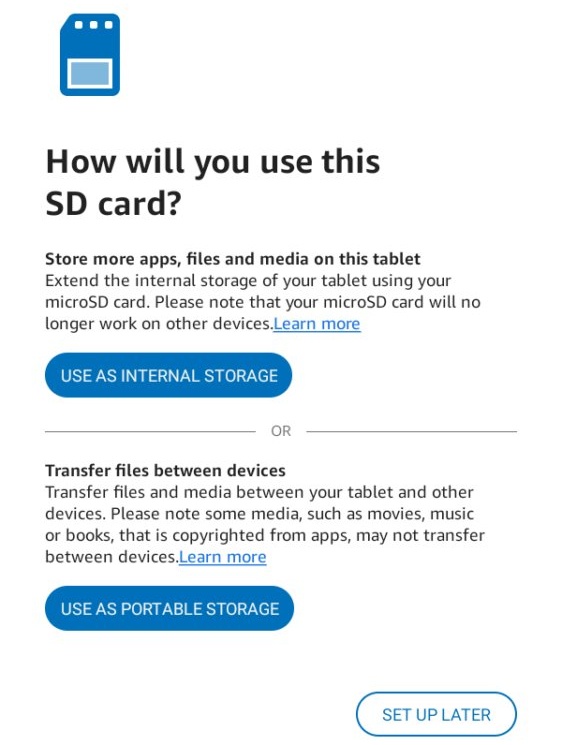 How to use an SD card with Amazon's Fire tablets Liliputing
