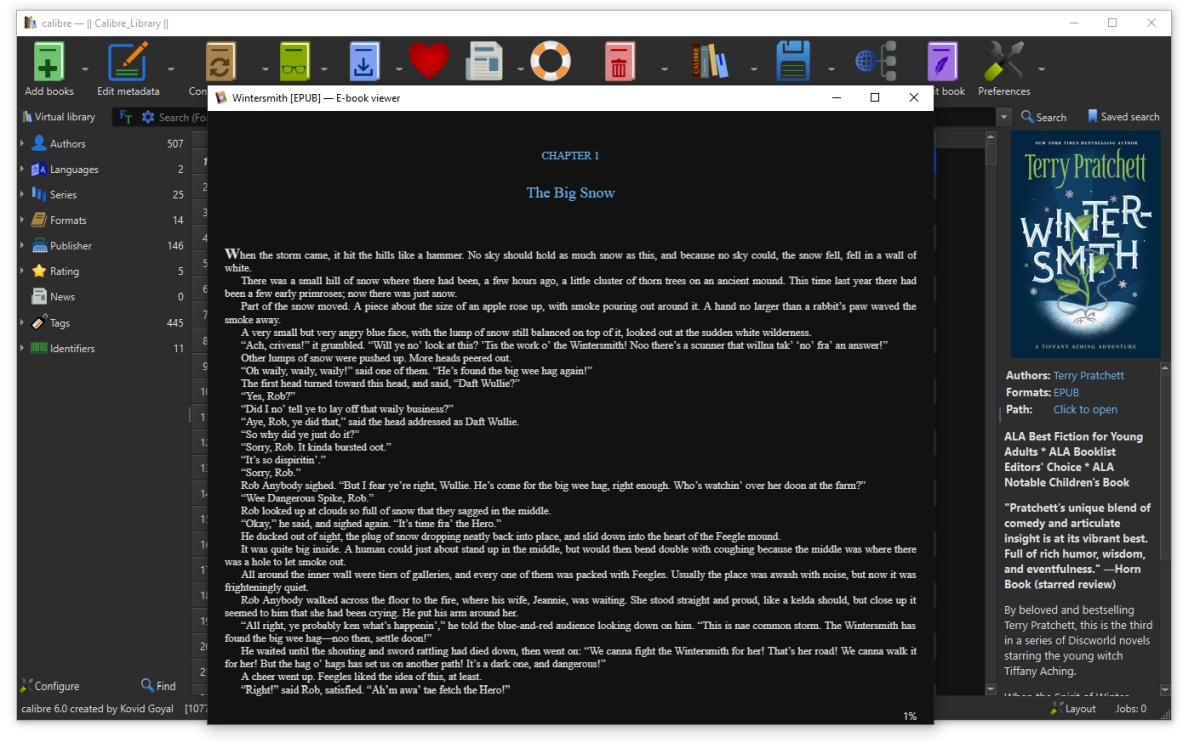 Calibre 6.0 eBook manager gains fulltext search, ARM CPU support, and