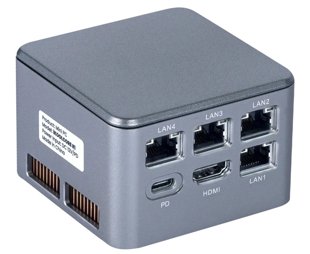 Lilbits iKoolCore R1 (tiny PC with four 2.5 GbE ports