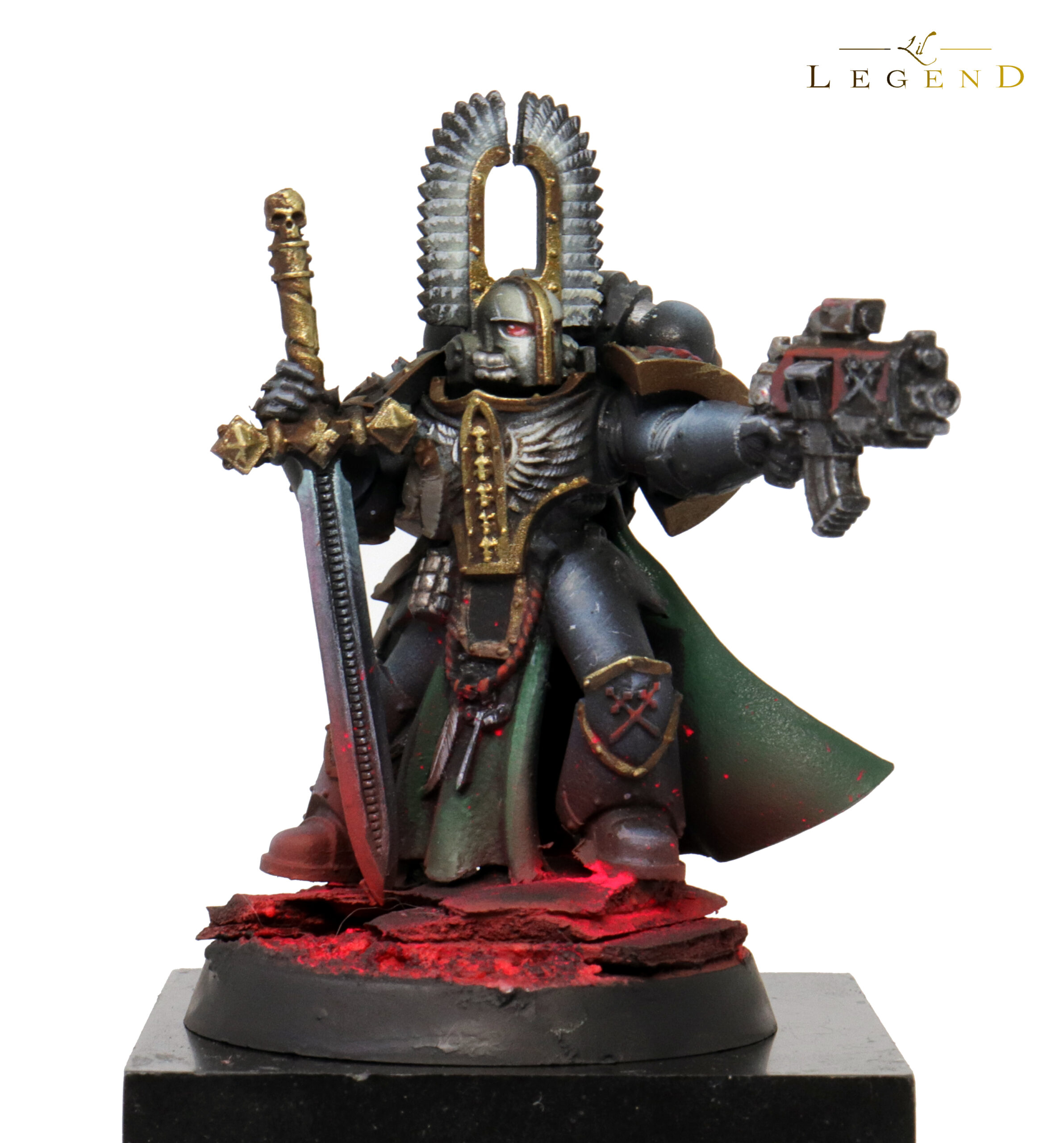 HORUS HERESY Dark Angels Companions Commission Work. Lil Legend Studio