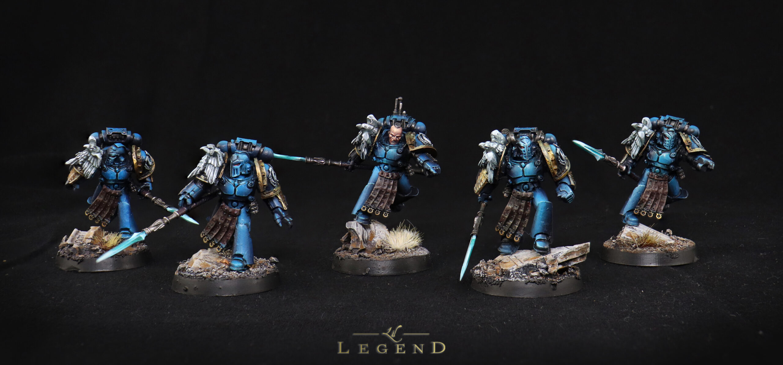 HORUS HERESY Ultramarines Despoiler Squad Commission. Lil Legend Studio