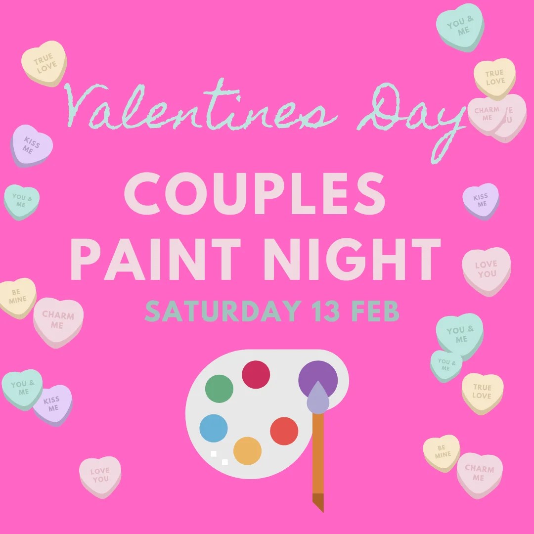 Valentines Day Paint Night Lillian Gray Art School