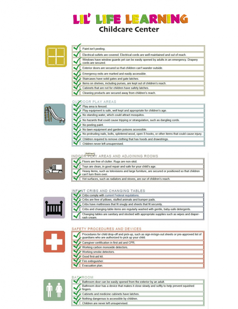 Regulations Lil Life Childcare