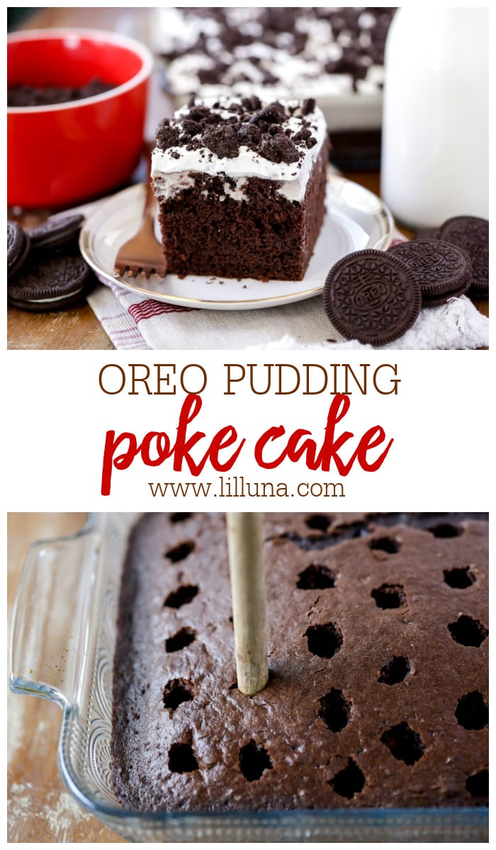Oreo Pudding Poke Cake {Quick + Easy} Lil' Luna