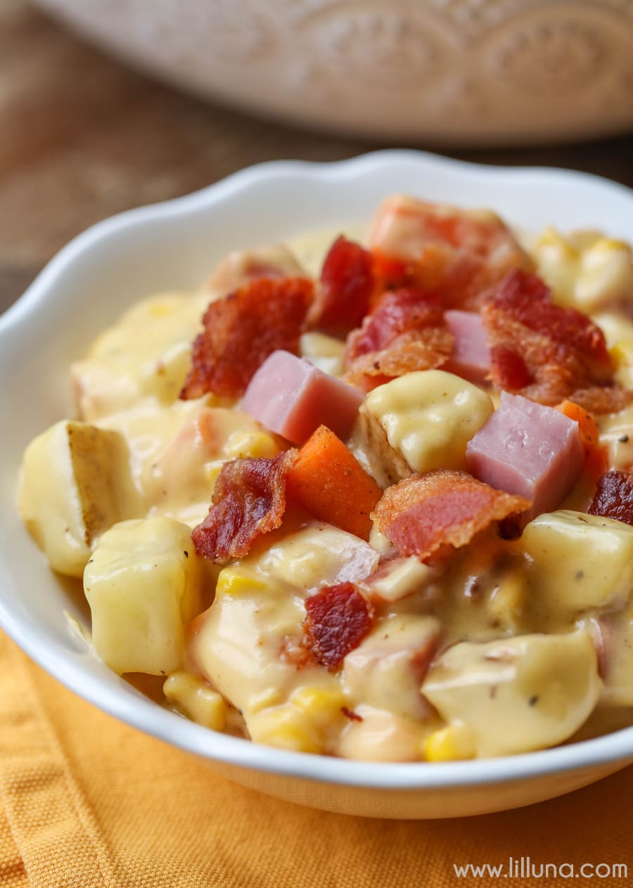 Cheesy Ham Chowder Lil' Luna
