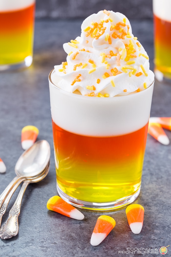 Candy Corn Jello Cups Lil' Luna