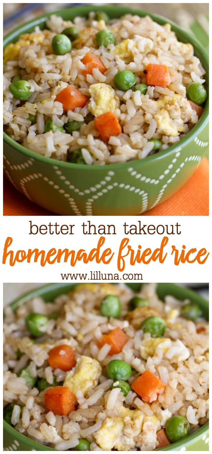 Homemade Fried Rice {Better Than Takeout} Lil' Luna