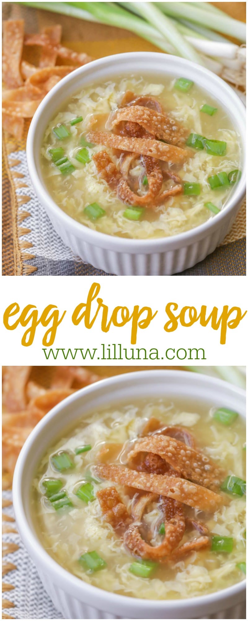 Quick & Easy Egg Drop Soup Recipe {+VIDEO} Lil' Luna