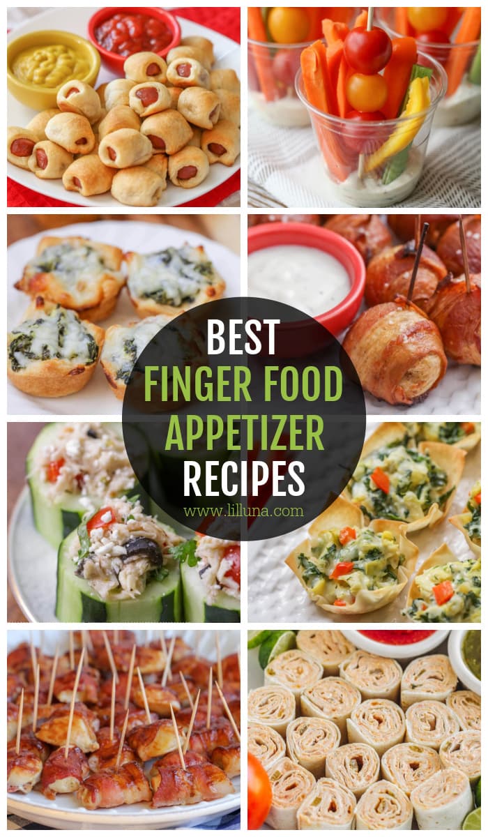 Finger Food Appetizers {No hassle and easy to eat!} Lil' Luna