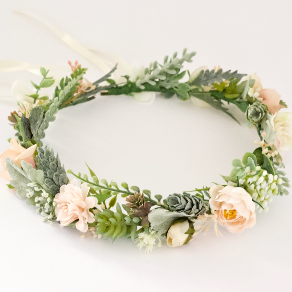 Silk Flower Crowns Lilly & Lace