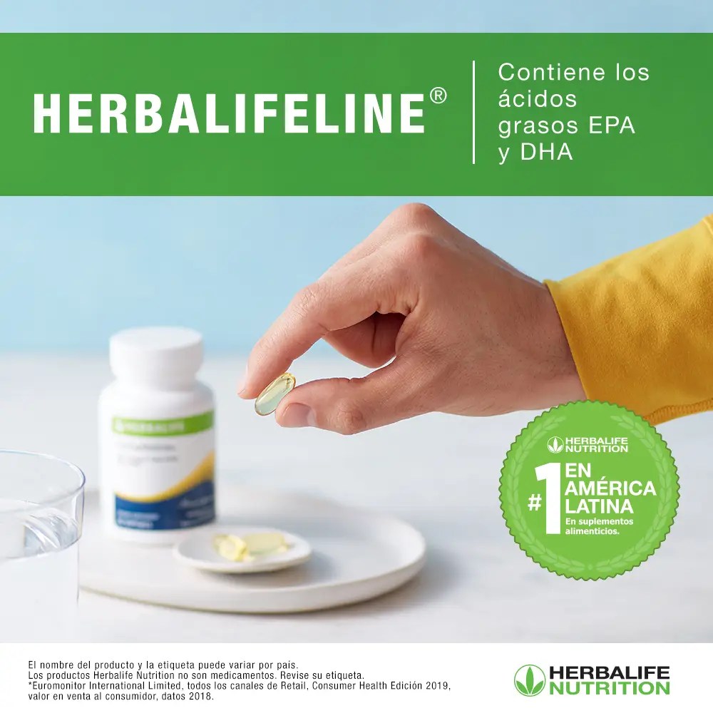 Omega 3 Herbalife BENEFICIOS Herbalifeline Plus Precio