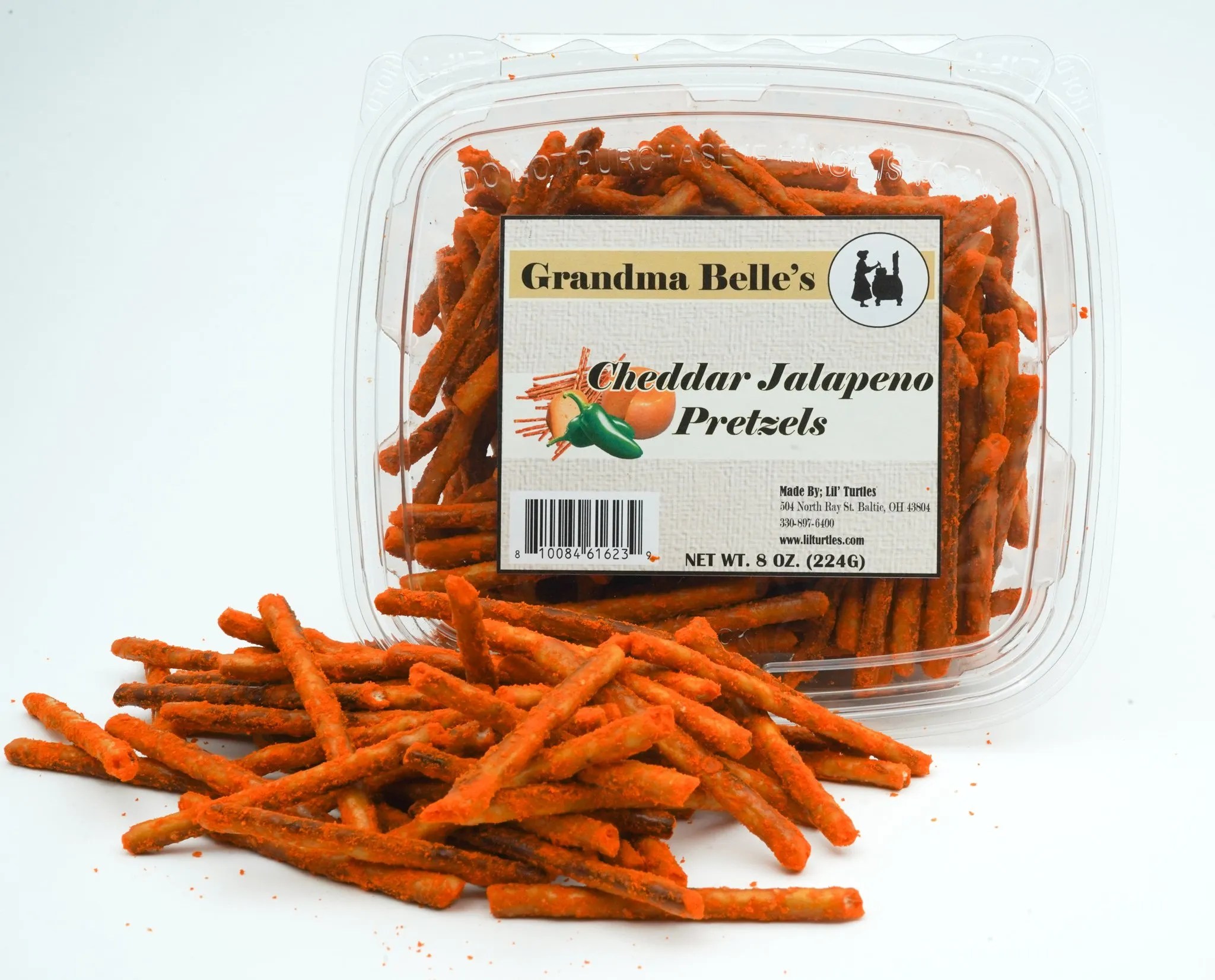 Cheddar Jalapeño Pretzels Lil Turtles