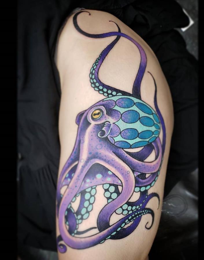 Octopus Tattoos Also Have A Moral - Lilyart 897_x_705_jpg