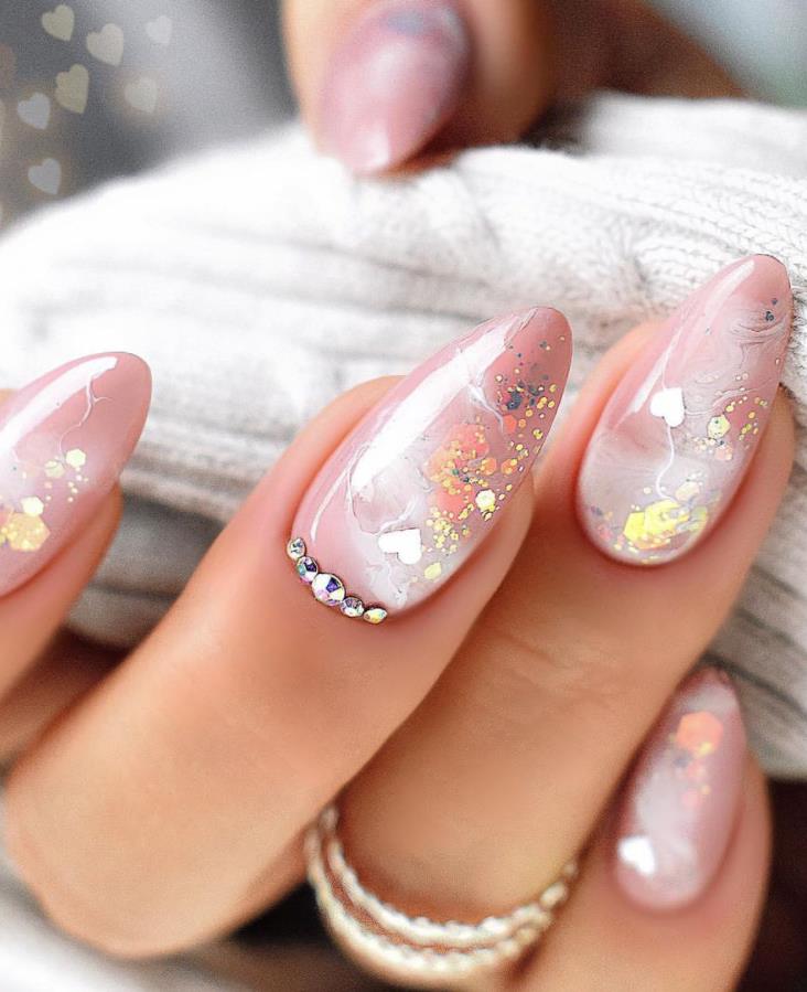 2021 Hot Popular Spring Almond Nail Ideas, Hurry To Change Your Nails