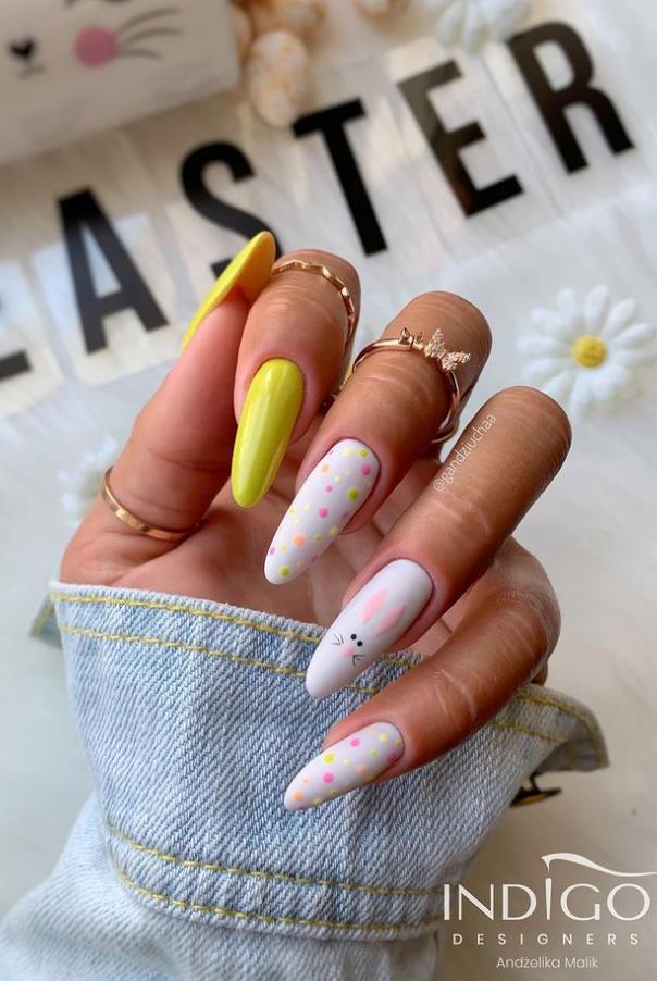 52 Cute Acrylic Easter Nail Design Ideas You Have to Try This Summer