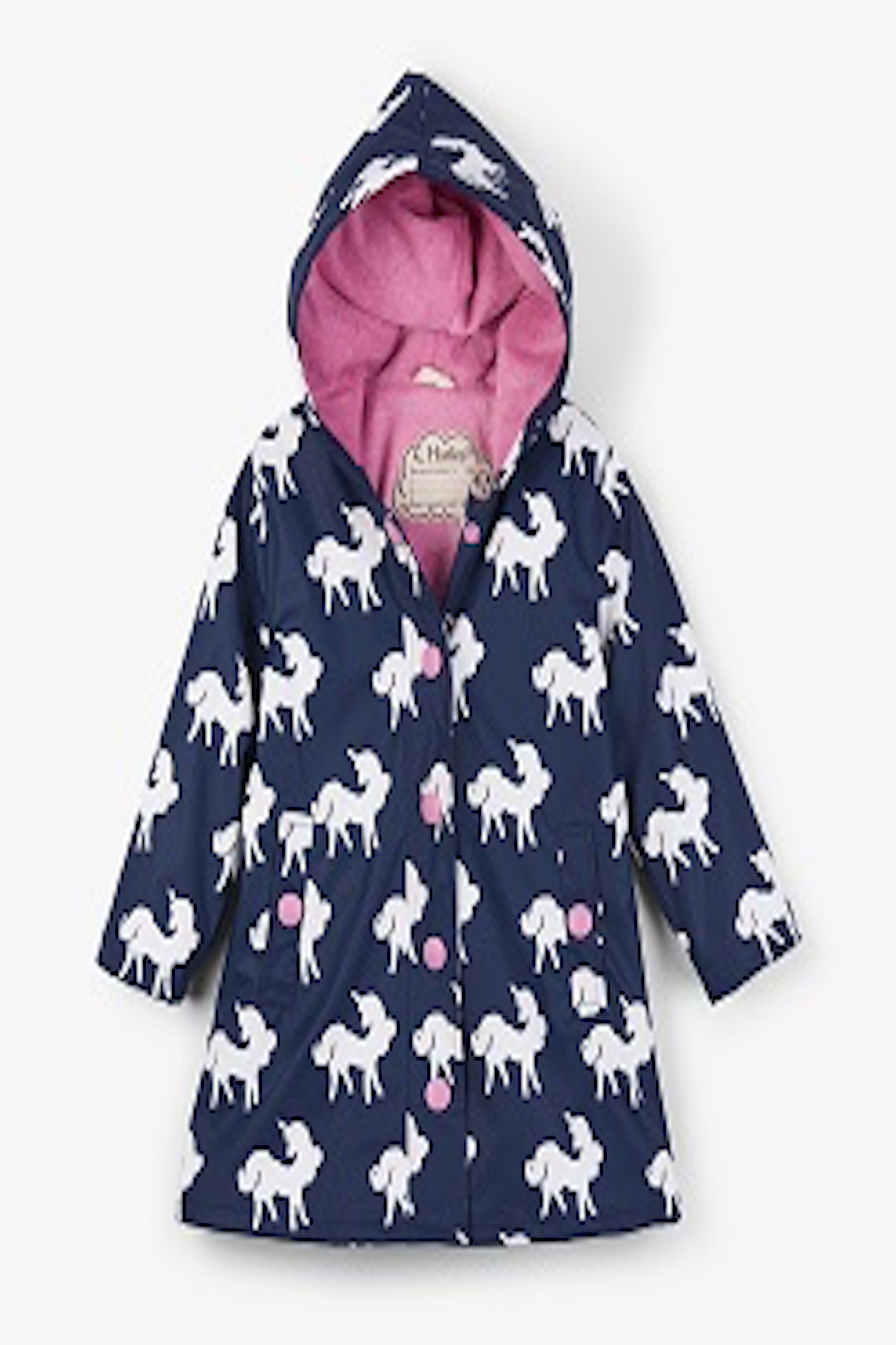 Hatley Play Horse Color Changing Raincoat1.5 lilylimes
