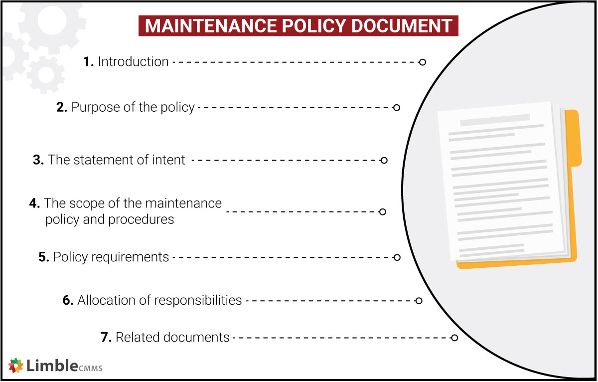 How to Determine and Write a Maintenance Policy