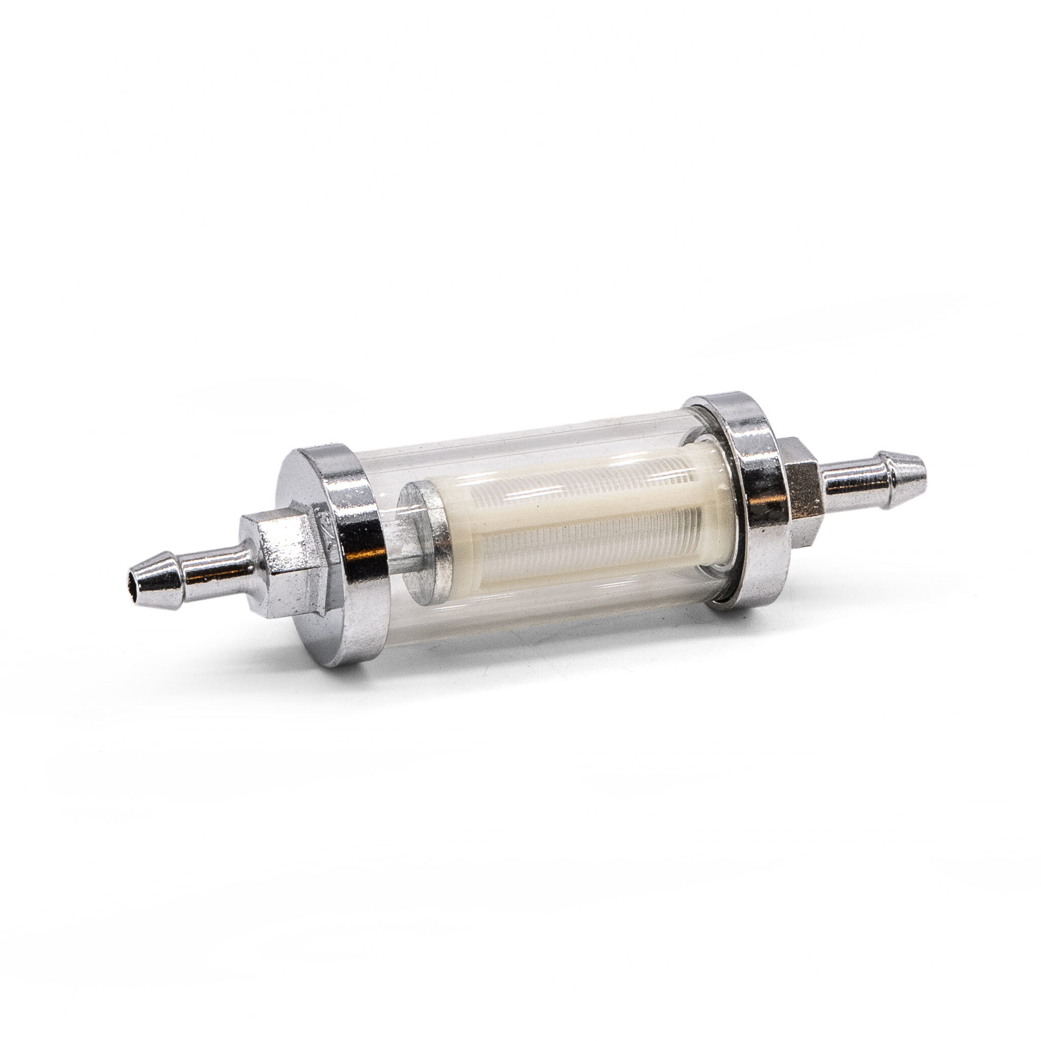 Glass Fuel Filter w/6.5mm Ends, See Through - Limebug