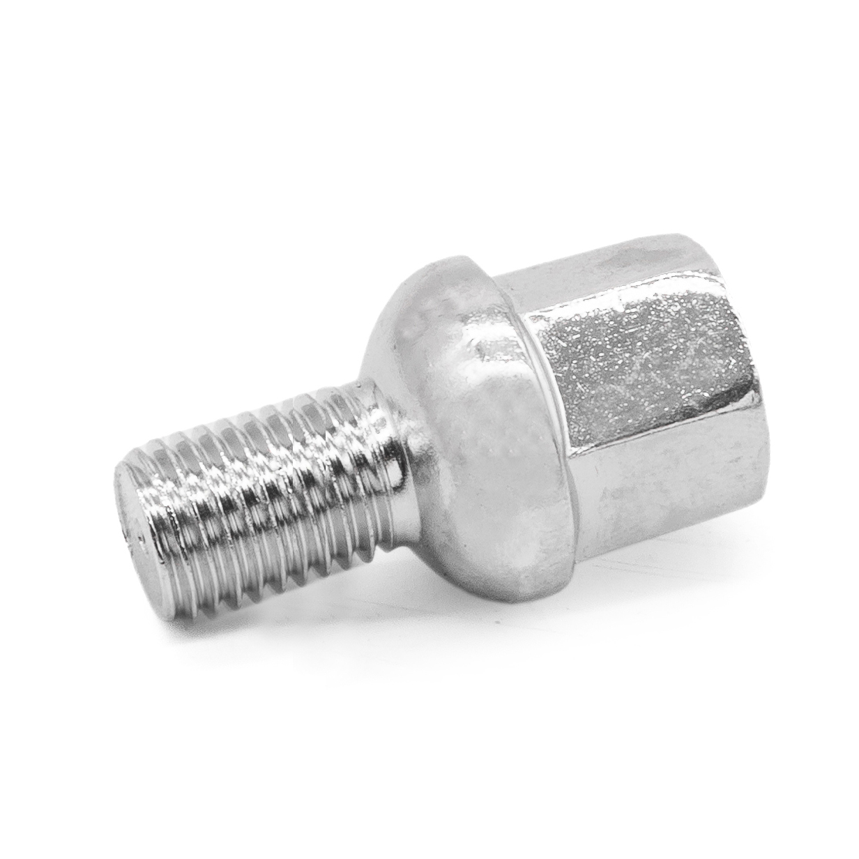 M12x1.5 Chrome Radiused Short Wheel Bolts 14mm Limebug