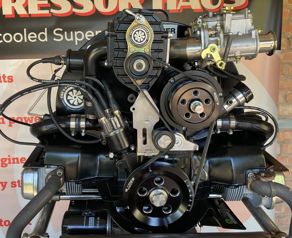 KompressorHaus Type 1 Aircooled VW Supercharger Kit, Ultimate Kit, Require Engine Lid Standoffs