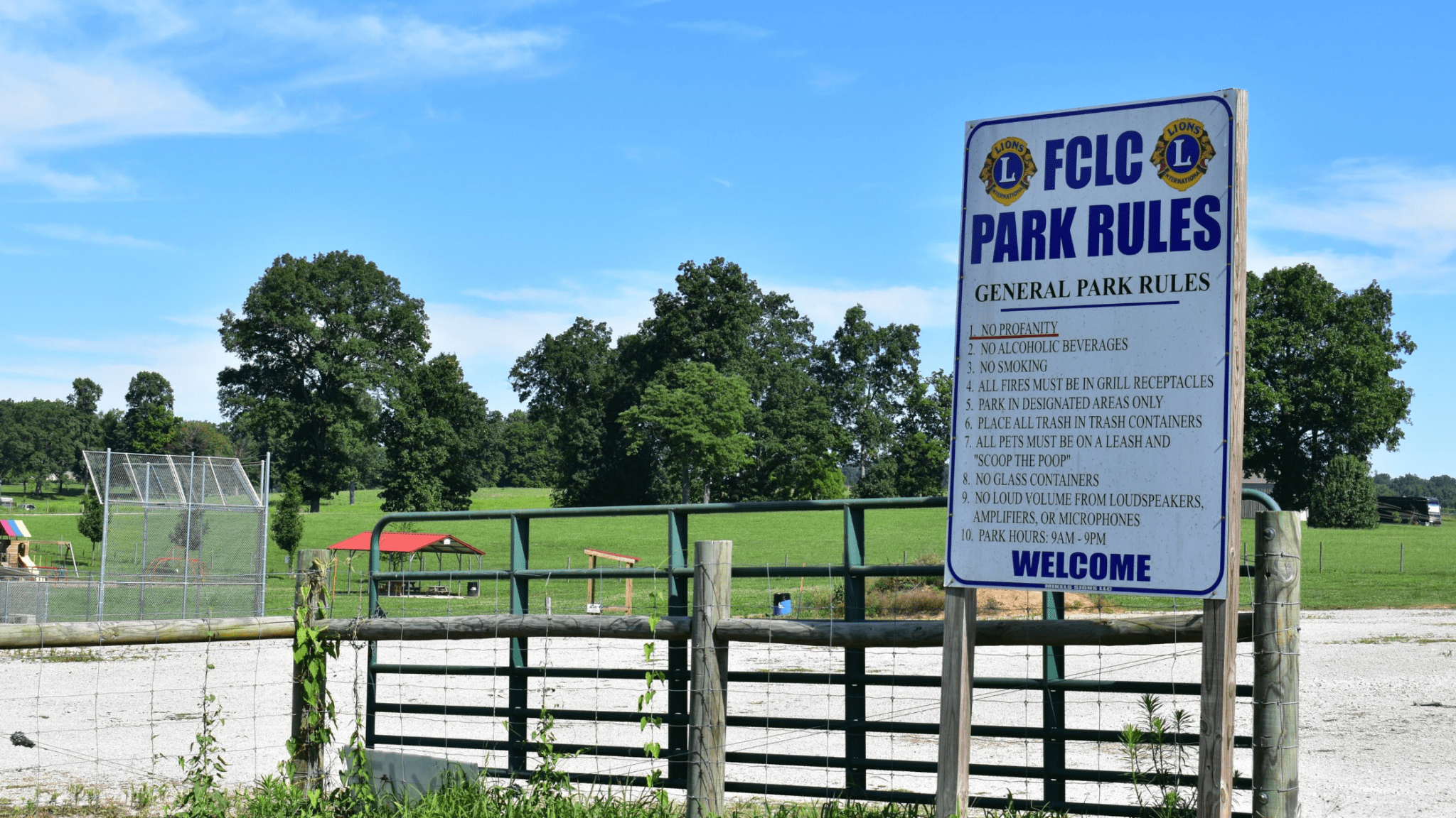 Fayetteville Lions Park Limestone Country