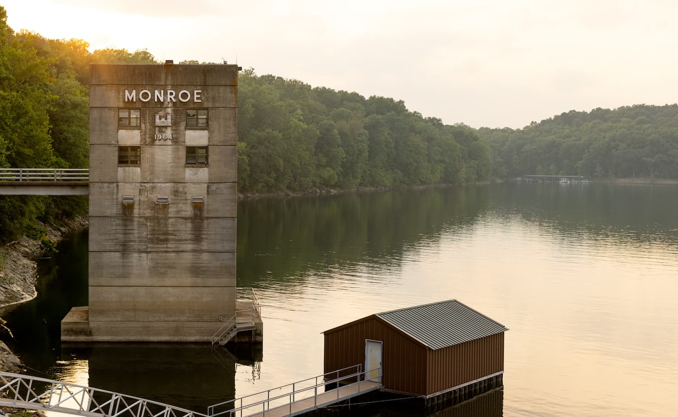 Lake Monroe Limestone Post Magazine in Bloomington, Indiana