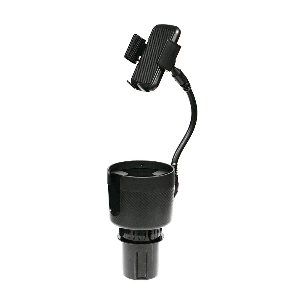 CupCargo Pro 2In1 Cup Holder Expander with 360° Phone Mount