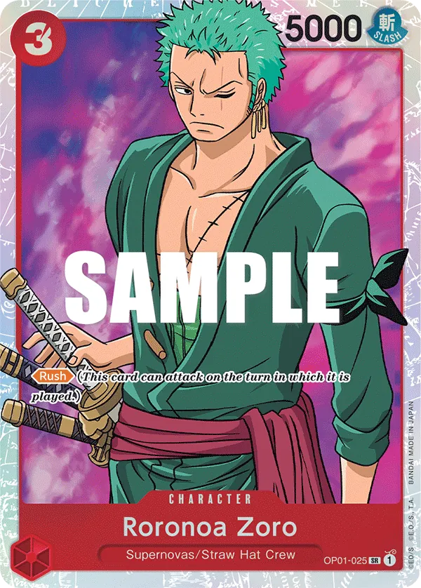 Roronoa Zoro (OP01025) • Romance Dawn Limitless One Piece