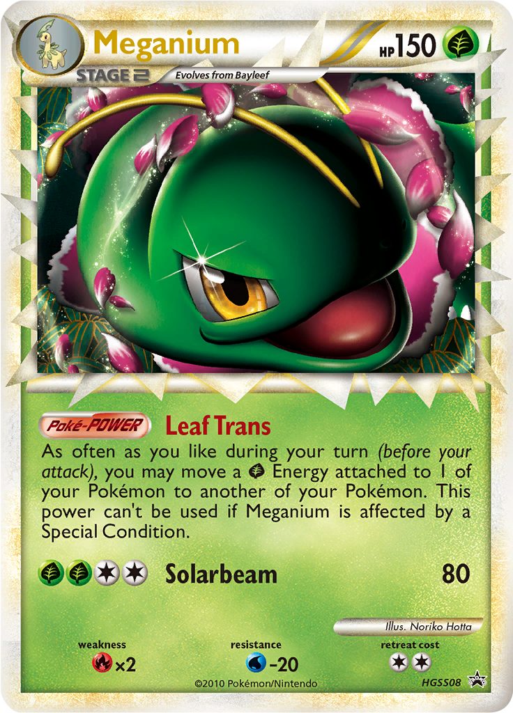 Meganium HeartGold & SoulSilver Promos (HSP) 8 Formats Limitless