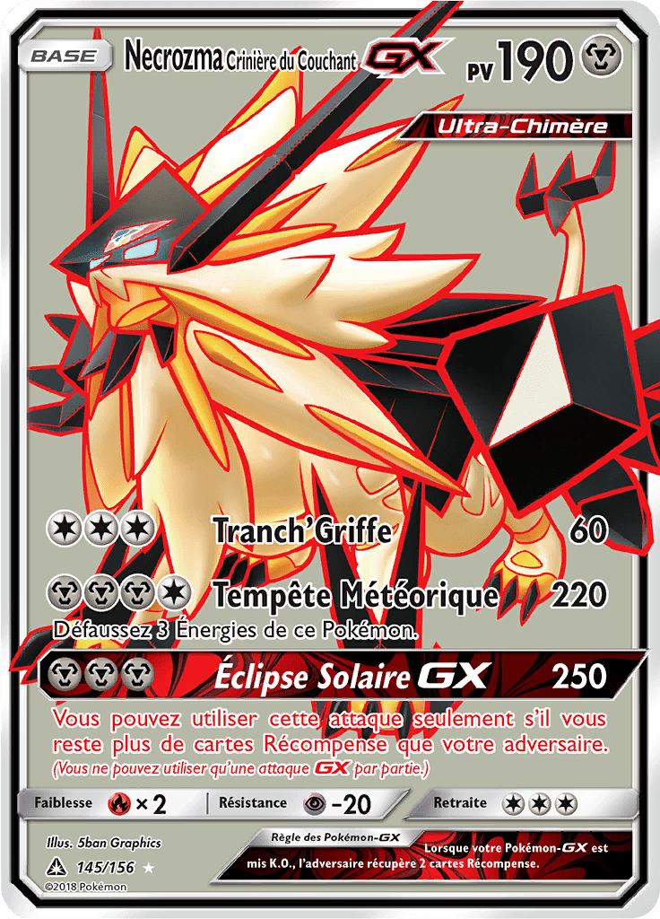 Necrozma Crinière du CouchantGX UltraPrisme (UPR) 145