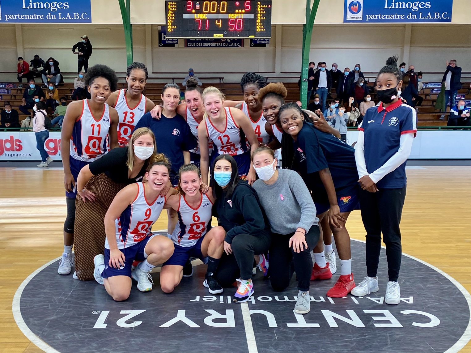 NF3 Nette victoire 7150 dans le derby vs l’ASPTT Limoges Limoges