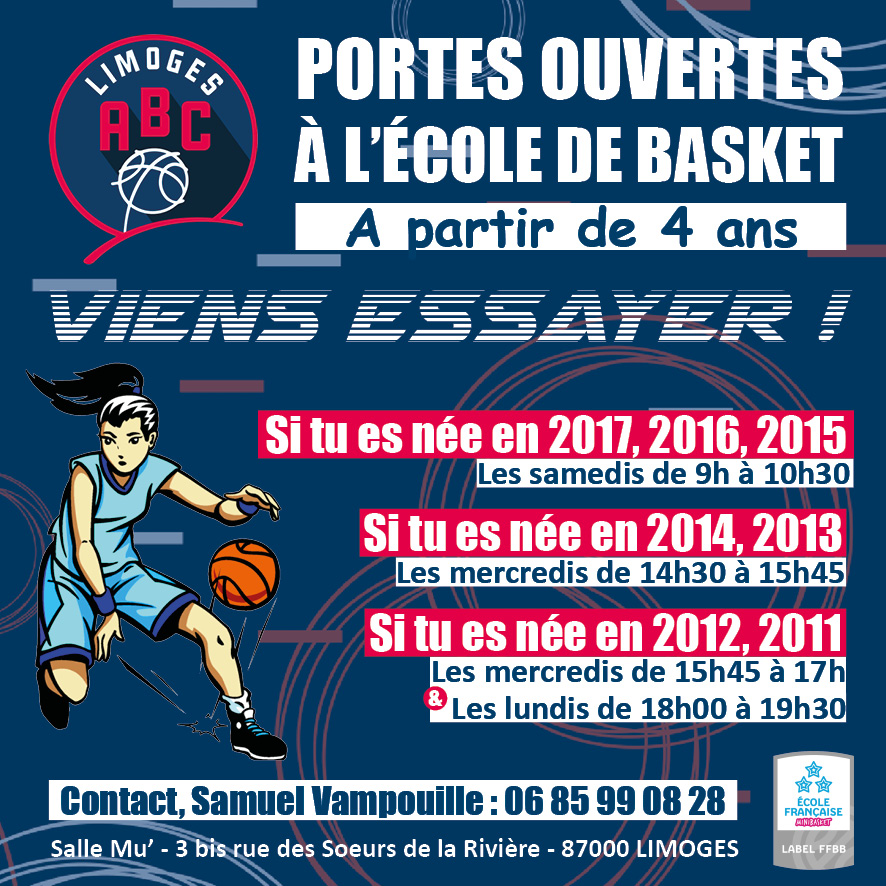 Limoges ABC en Limousin Le Basket au Féminin