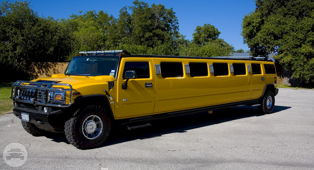 200 in. Stretch Yellow H2 Hummer Concert Limousine Service online