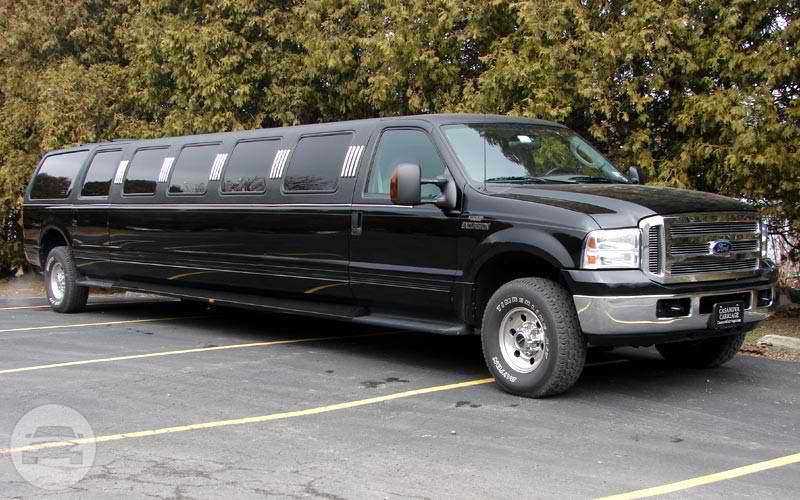 Black Ford Excursion Limo Hobson's Limousine Inc online reservation