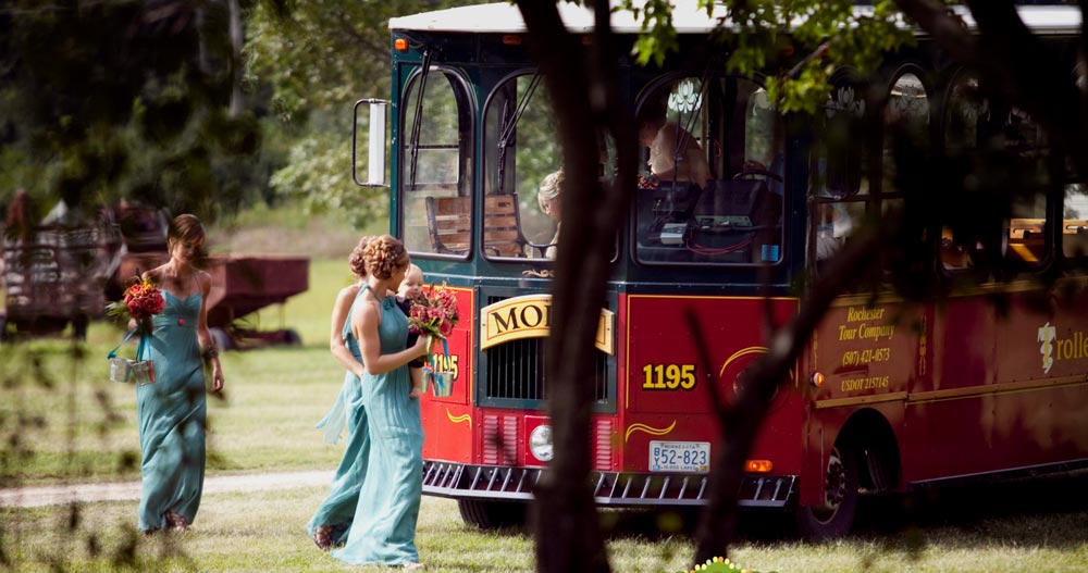 Vintage Trolley Rentals for Weddings, Tours, and Special Events