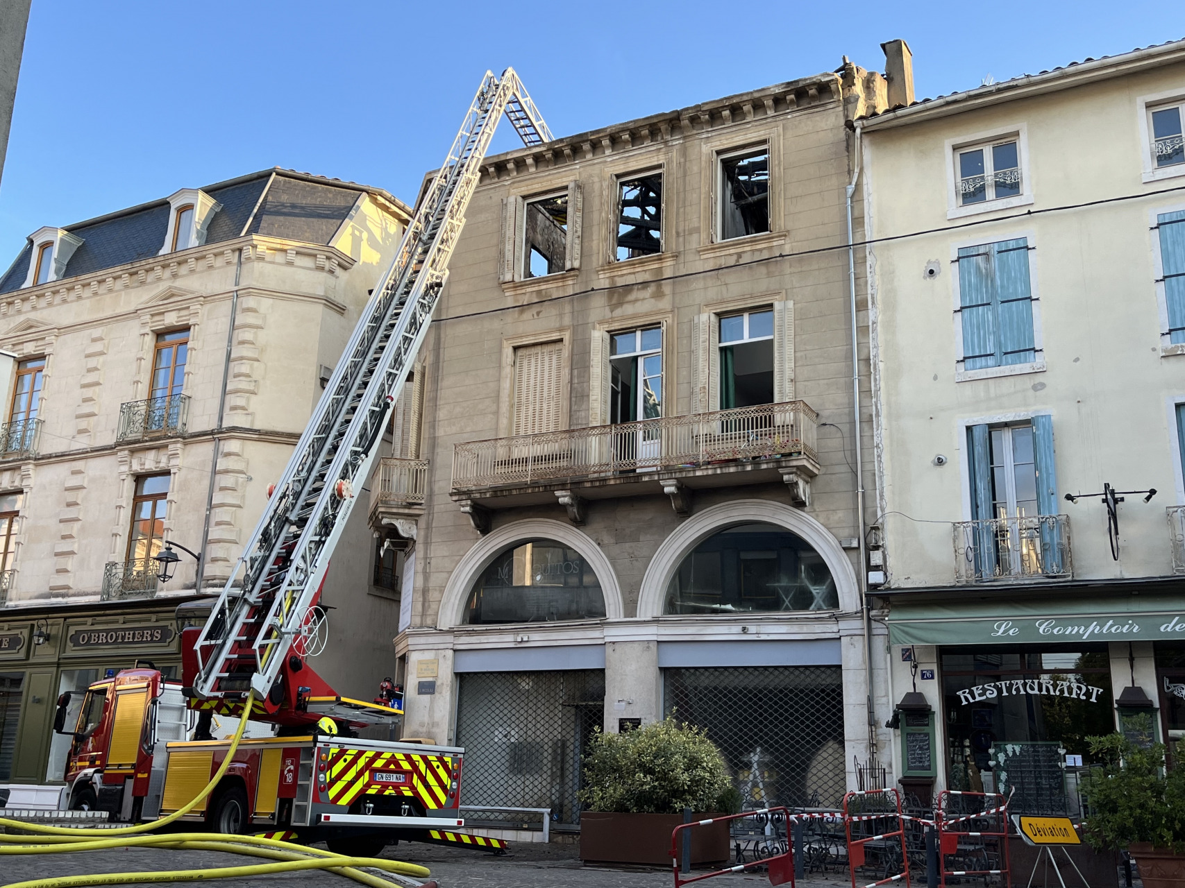 RomansSurIsère un incendie dans un immeuble rue SaintNicolas