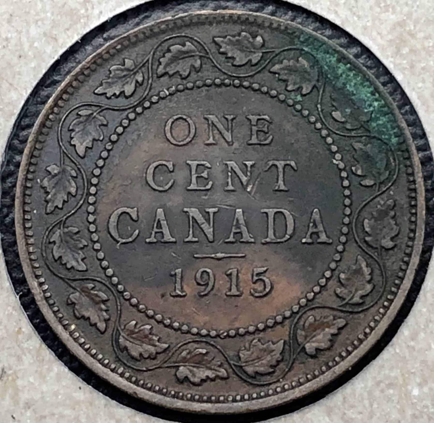 Canada - Large 1915 Cent - F-15 L'Imperium Du Collectionneur