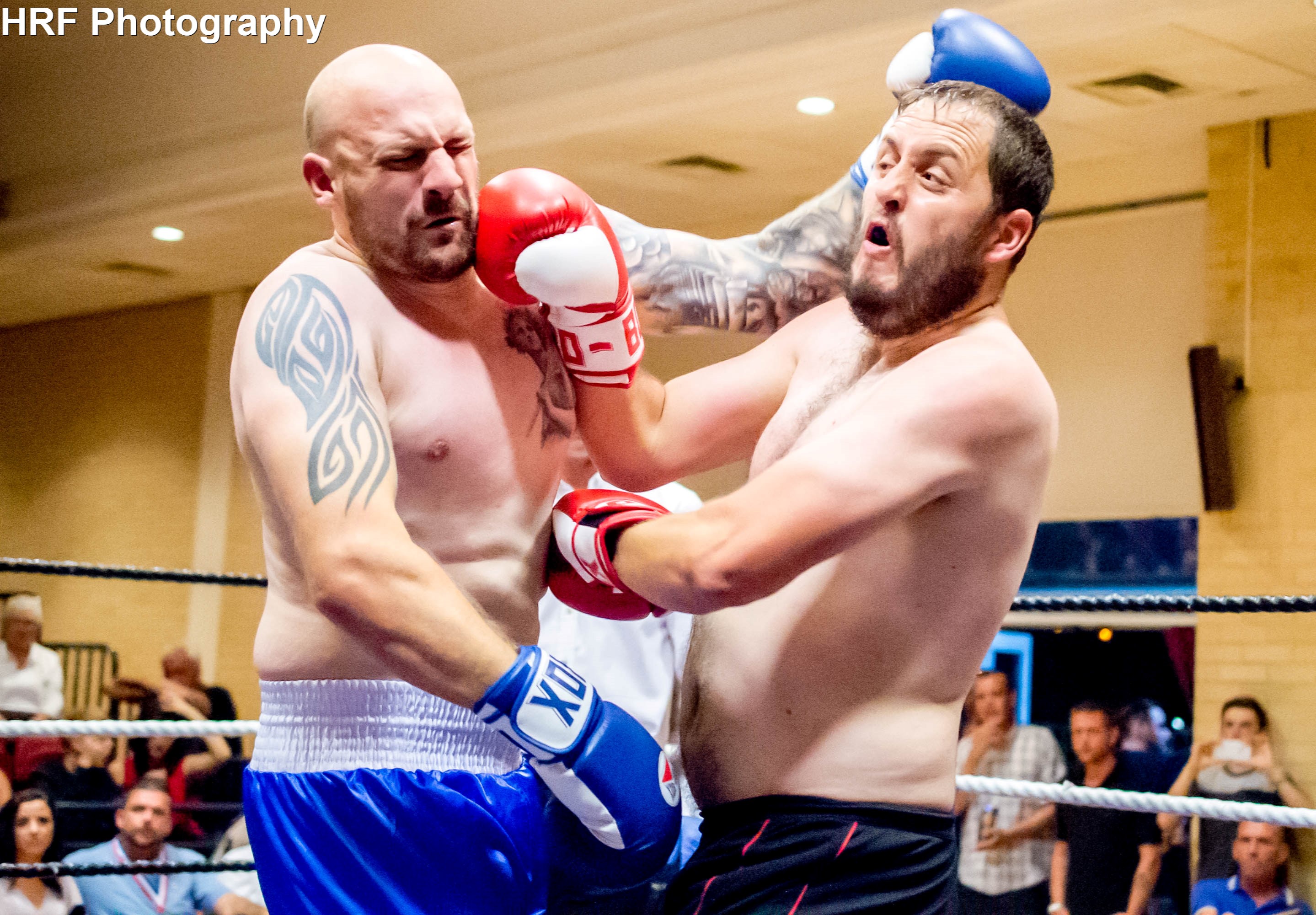 Charity boxing match in aid of Leon Johnson The Limping Chicken