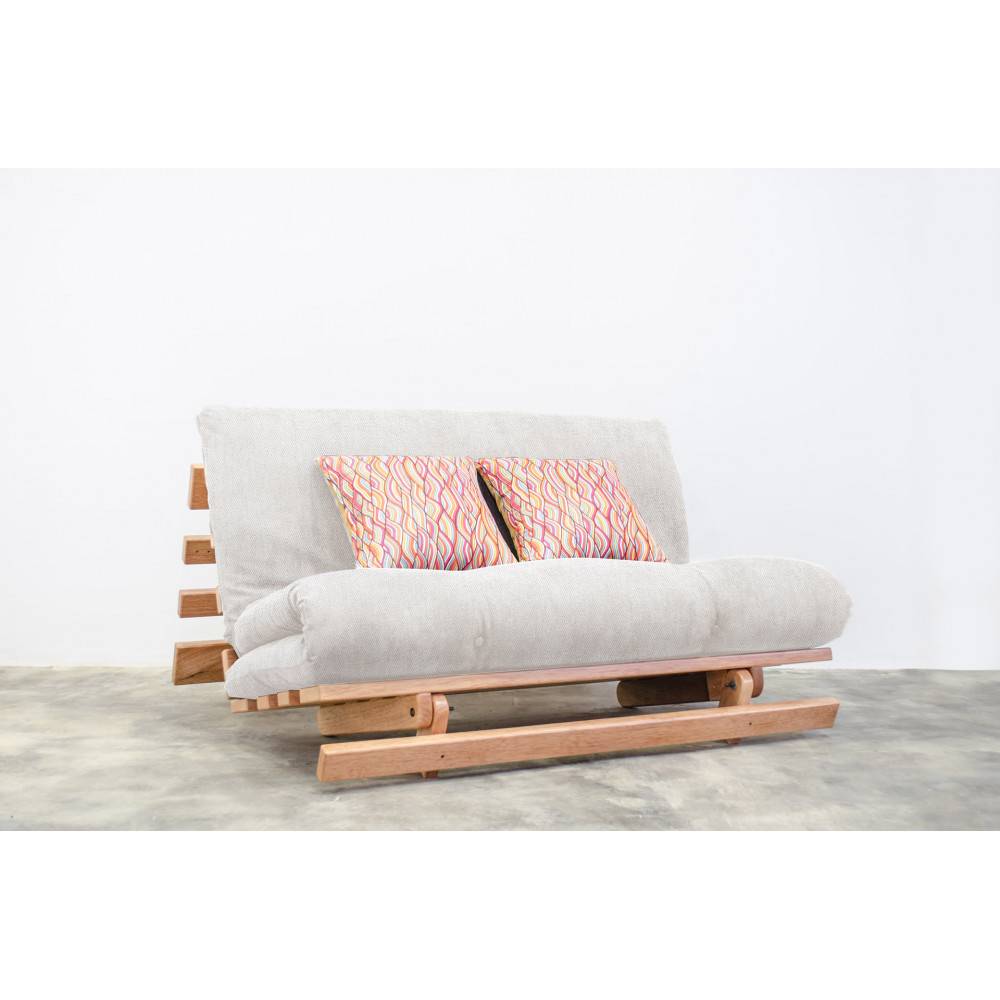 SOFÁ FUTON Color de madera Textura Madera Natural Color de tela Durango Beige