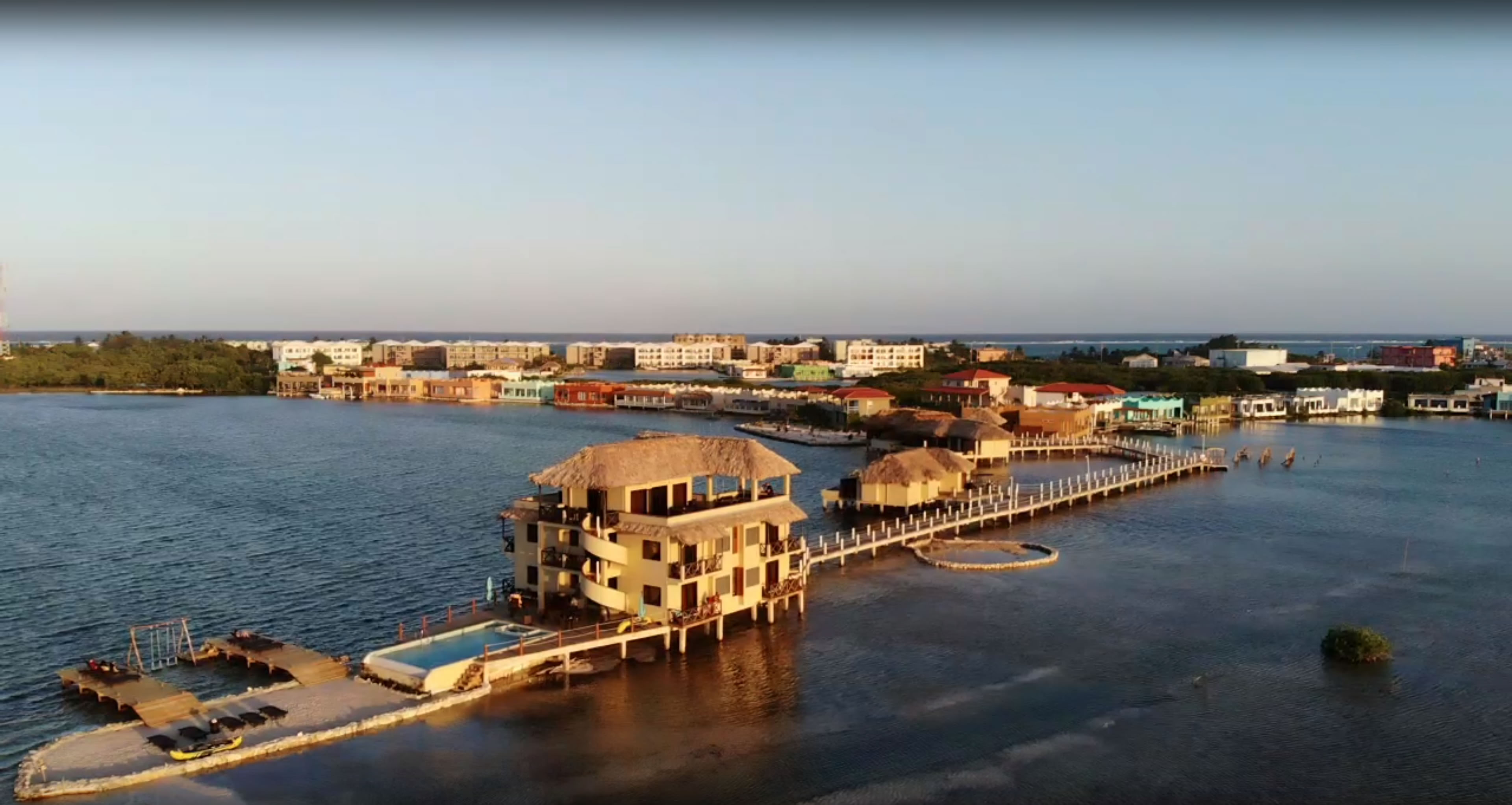 Lina Point Overwater Resort in San Pedro, Belize