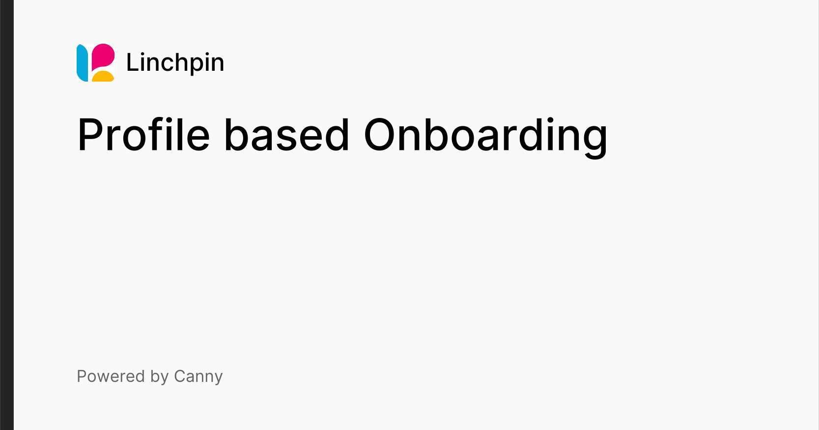 Profile based Onboarding Voters Linchpin