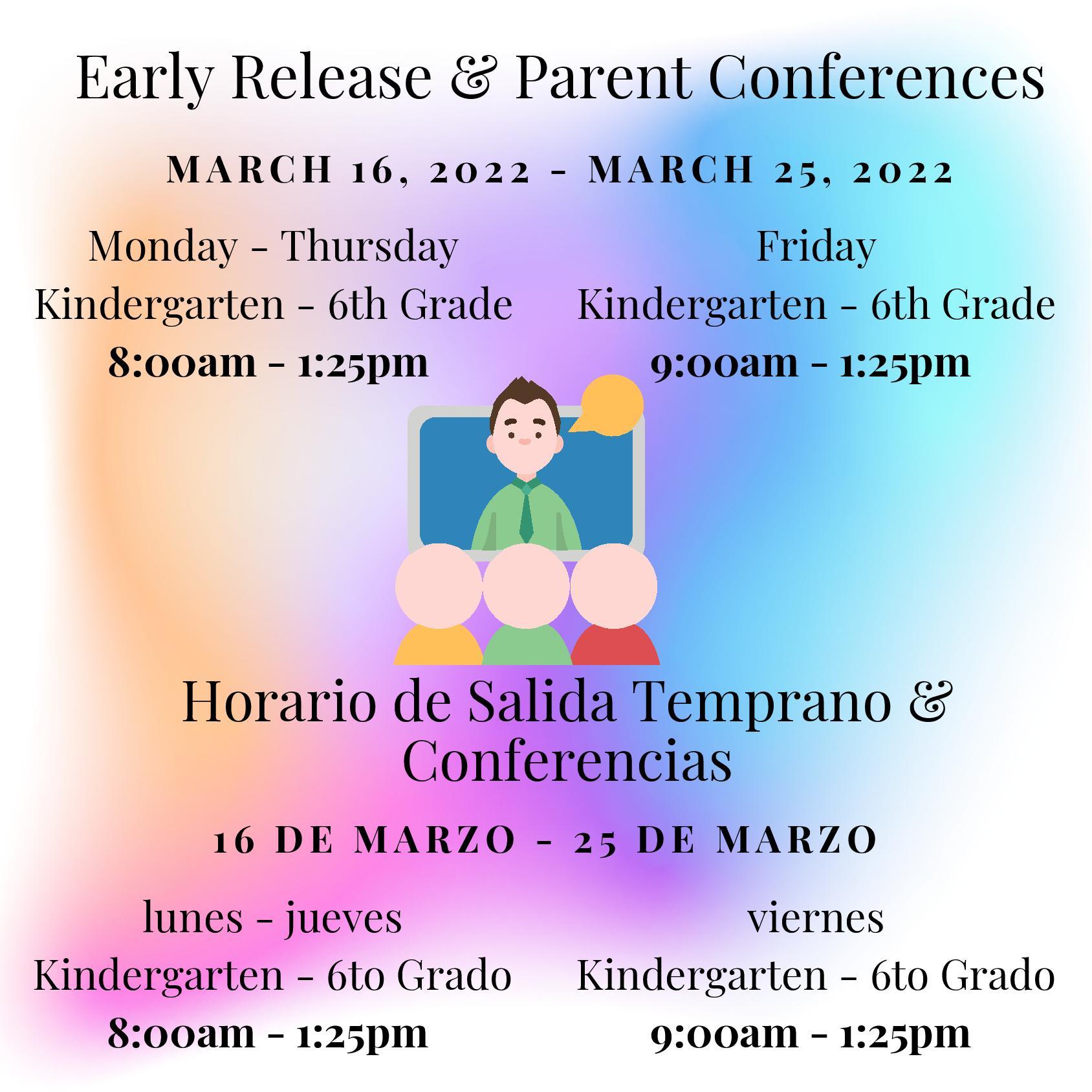 Early Release & Parent Conferences Lincoln Elementary School