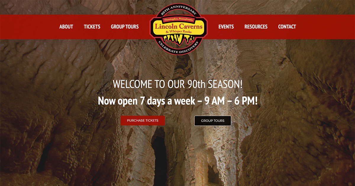 Lincoln Caverns Where Science, Discovery, and Adventure are Naturally