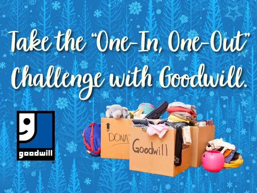 Take the "OneIn, OneOut" Challenge with Goodwill Lincoln Goodwill