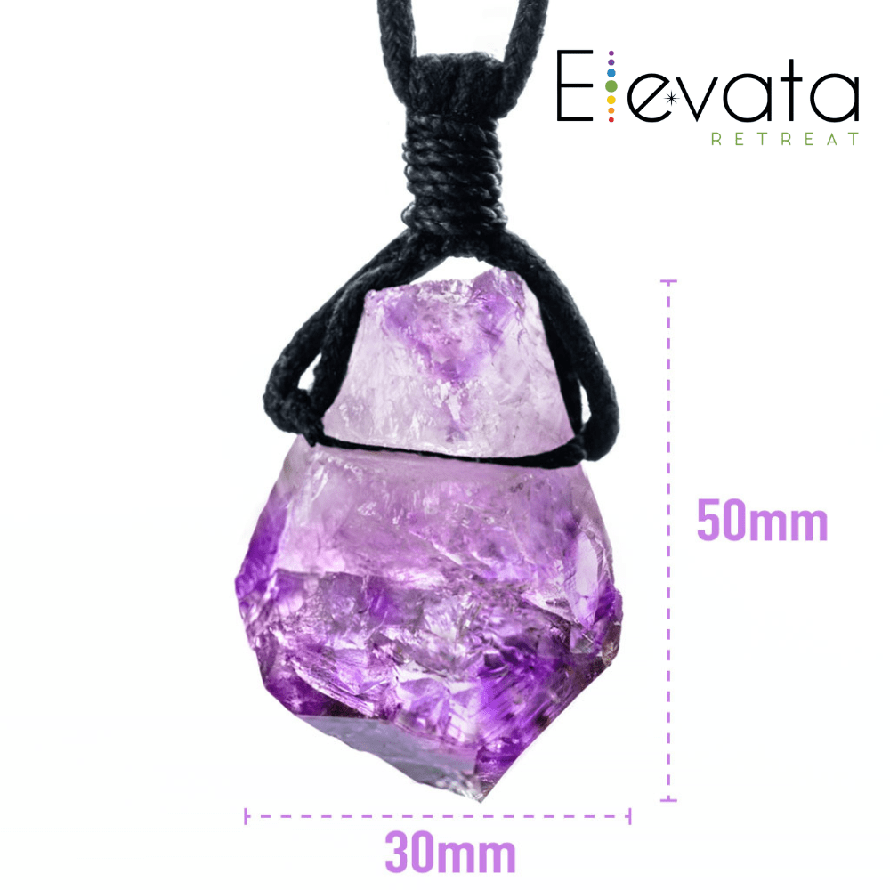 Amethyst Crystal Necklace LindPark Creations Naturals