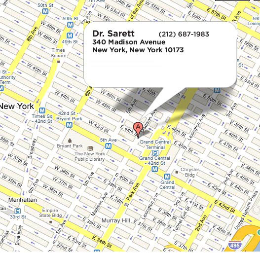 Dr. L Sarett, Cosmetic Dentist Manhattan Office Location