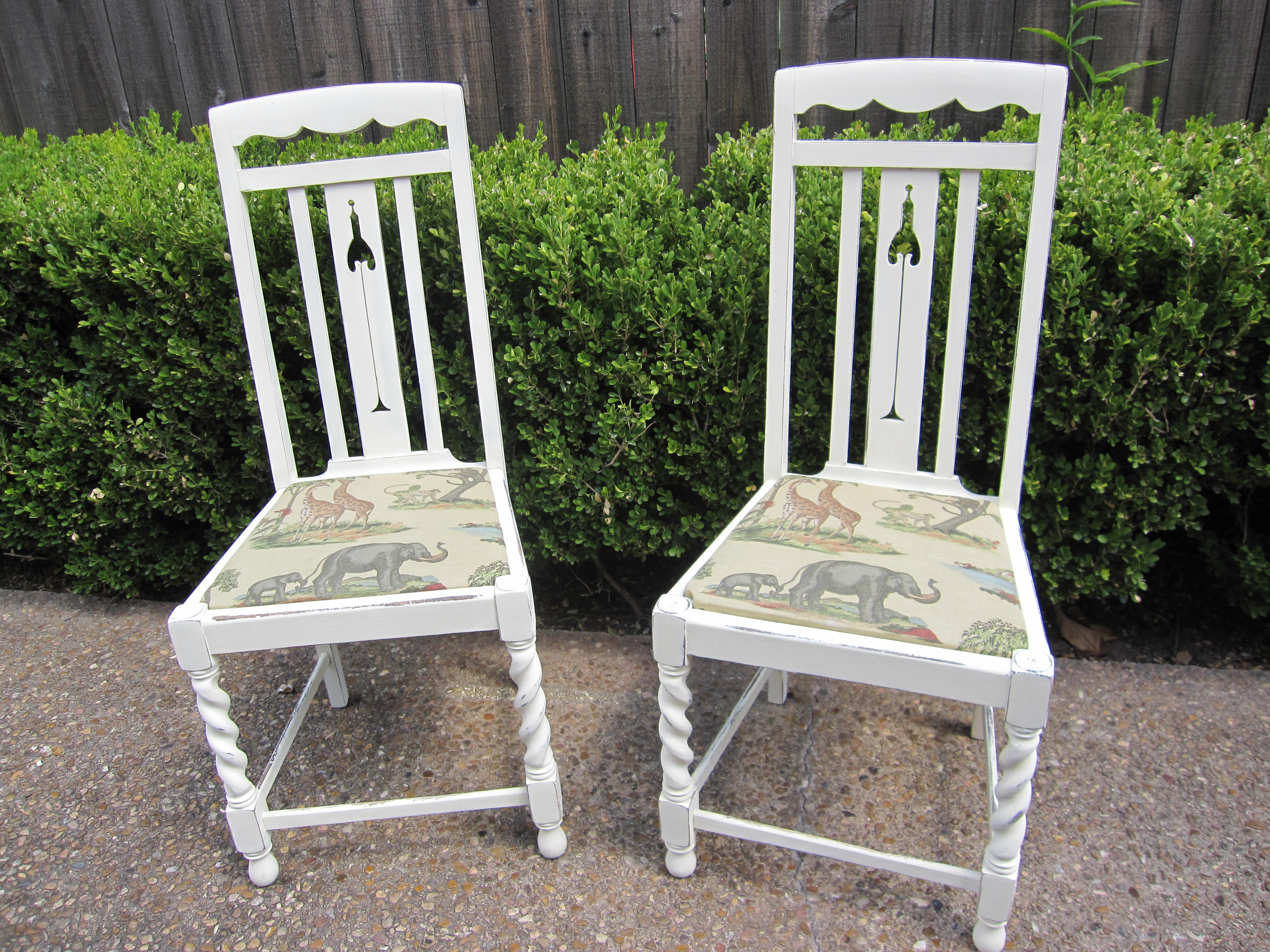 Zoo Chairs Before & After Lindauer Designs