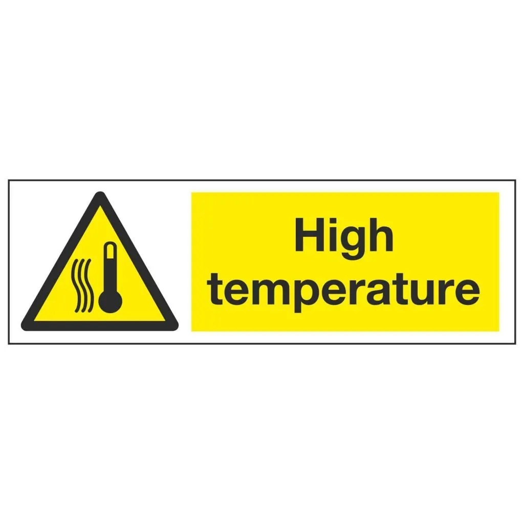 Caution Hot water risk of scalding Linden Signs & Print