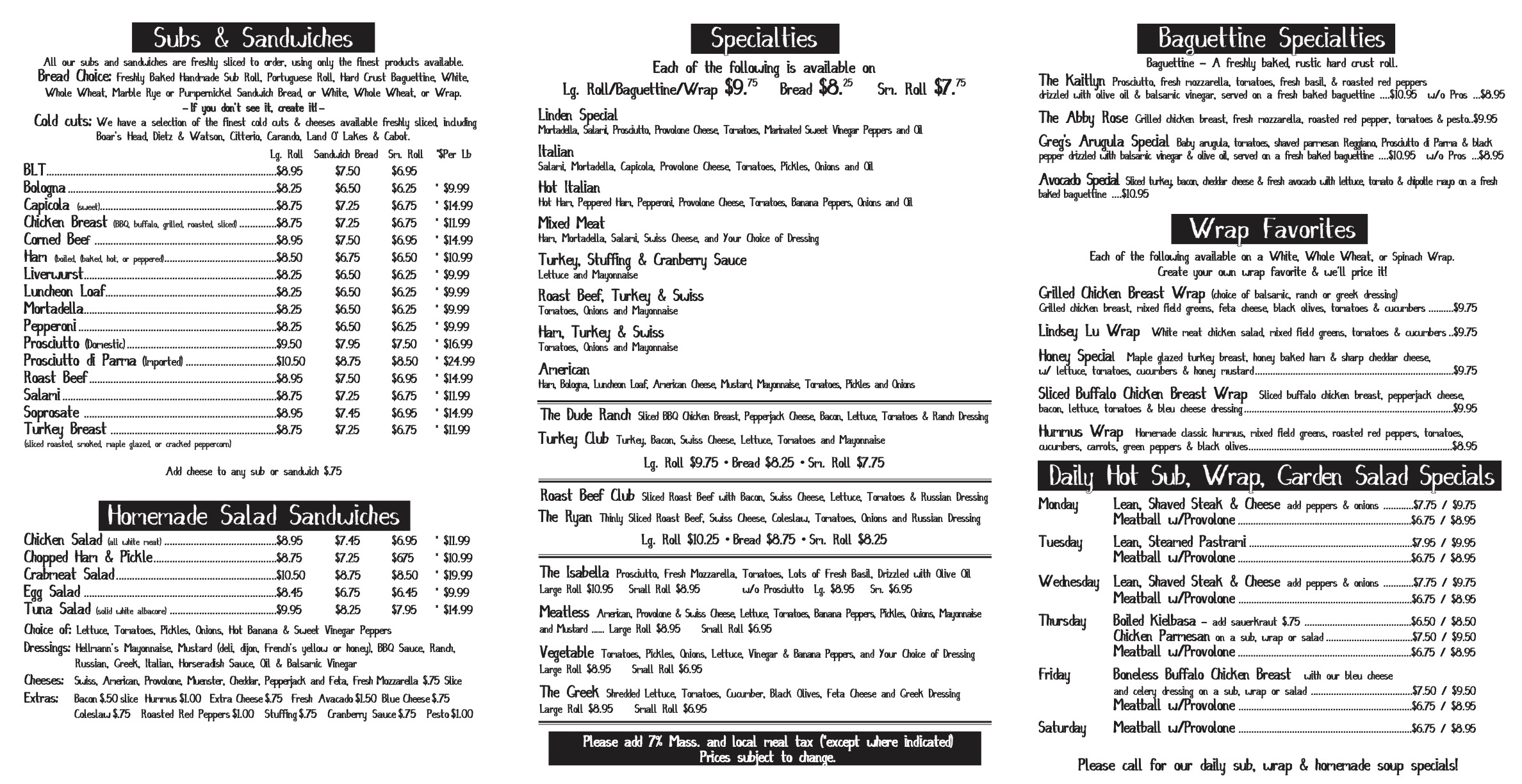 Linden_Store_MenuApril2 The Linden Store Deli