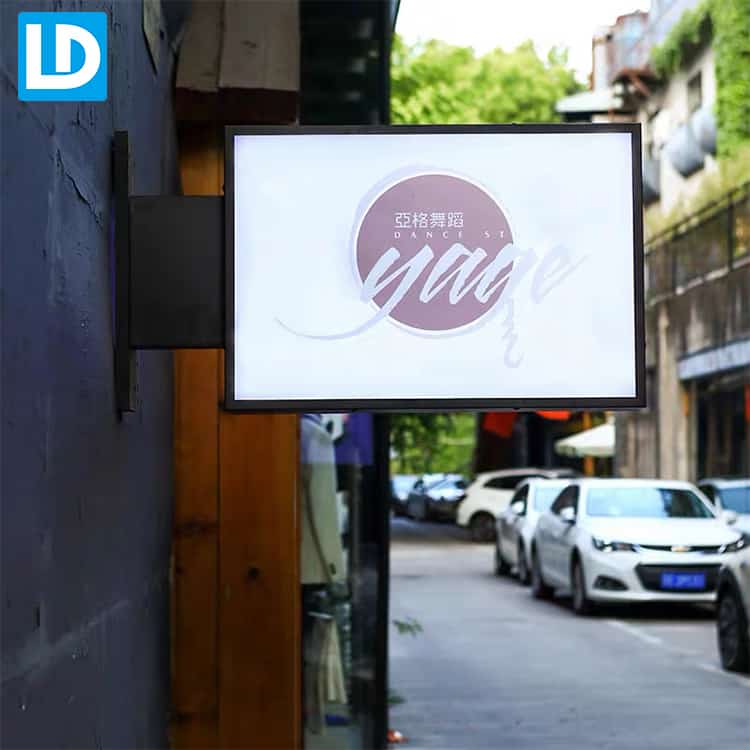 LED Rectangular Light Box Illuminated Projecting Sign Lindo Sign